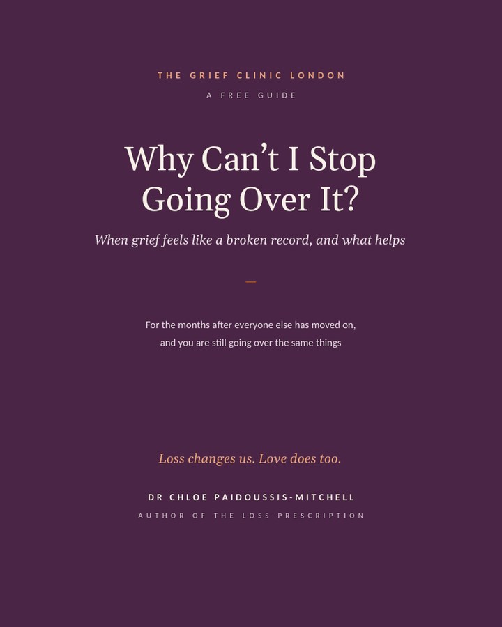 Cover of Why Can’t I Stop Going Over It?, a free guide by Dr Chloe Paidoussis-Mitchell